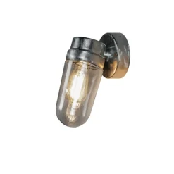 Vega vegglampe utendørs IP54 E27 - Galvanisert stål