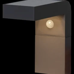 Vegglampe Solcelle med sensor - Svart