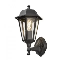 Vegglykt E27 - Svart