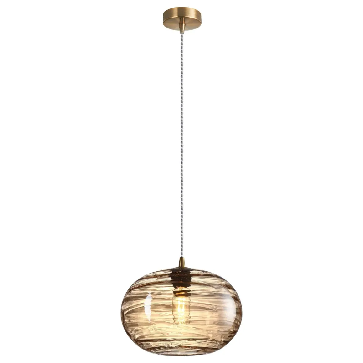 Verona takpendel 30 cm - Amber