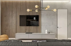 Vesio takpendel 6 lys - Svart/Gullfarget