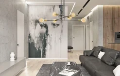 Vesio takpendel 6 lys - Svart/Gullfarget