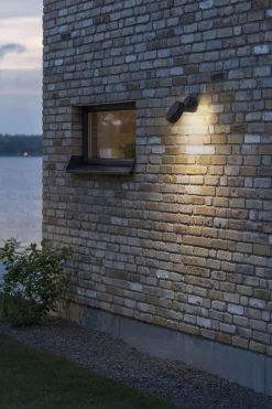 Vicenza vegglampe utendørs IP44 4W - Svart