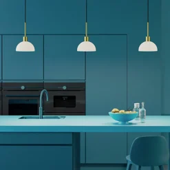 Vienda takpendel 20 cm - Hvit/Messing