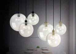 Viola takpendel 25 cm - Svart/klar