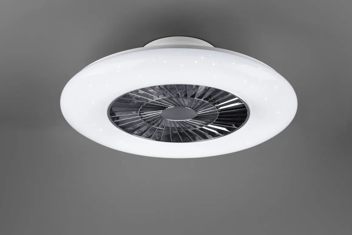 Visby takvifte 59 cm 39,6W 3000-6500K LED m/fjernkontroll - Krom