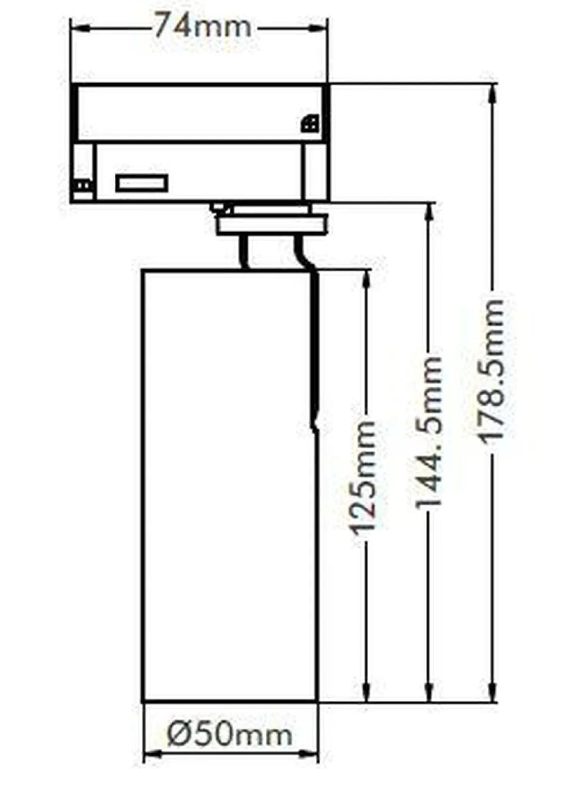Vox Ezra spot 10W 2700K RA90 Dimbar (1T) - Svart