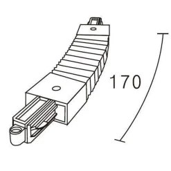Vox fleksibel skjøt - Svart
