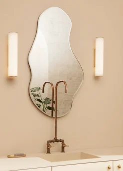 Vuelta Vegglampe 40cm - hvit /messing