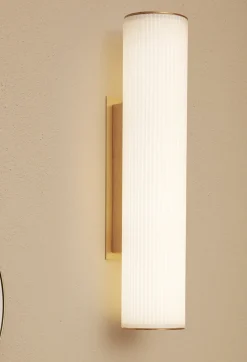 Vuelta Vegglampe 40cm - hvit /messing