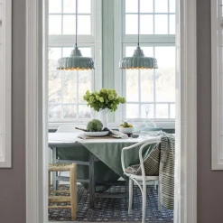 Wells takpendel 45 cm - grønn/gull