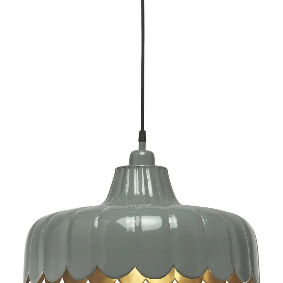 Wells takpendel 45 cm - grønn/gull