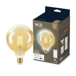 WiZ E27 Lyspære filament G125 6,7W Wifi - Justerbar fargetemperatur 2000-5000 Kelvin