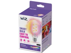 WiZ E27 Lyspære filament G95 6,3W Wifi 2700-6500 Kelvin fullfarge RGB