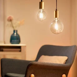 WiZ E27 Lyspære filament G125 6,7W Wifi - Justerbar fargetemperatur 2700-6500 Kelvin