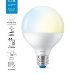 WiZ E27 Lyspære G95 11W Wifi - Justerbar fargetemperatur