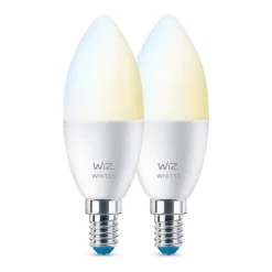 WiZ E14 Mignon Lyspære 4,9W 2700-6500K Wifi - 2 pakning