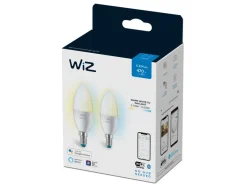 WiZ E14 Mignon Lyspære 4,9W 2700-6500K Wifi - 2 pakning