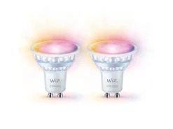 WiZ GU10 Lyspære 4,7W Wifi - Fullfarge 2 pakning