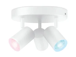 WiZ Smart Imageo rund 3 lys spot 3x5W 2700-6500K RGB Fullfarge Wîfi - Hvit