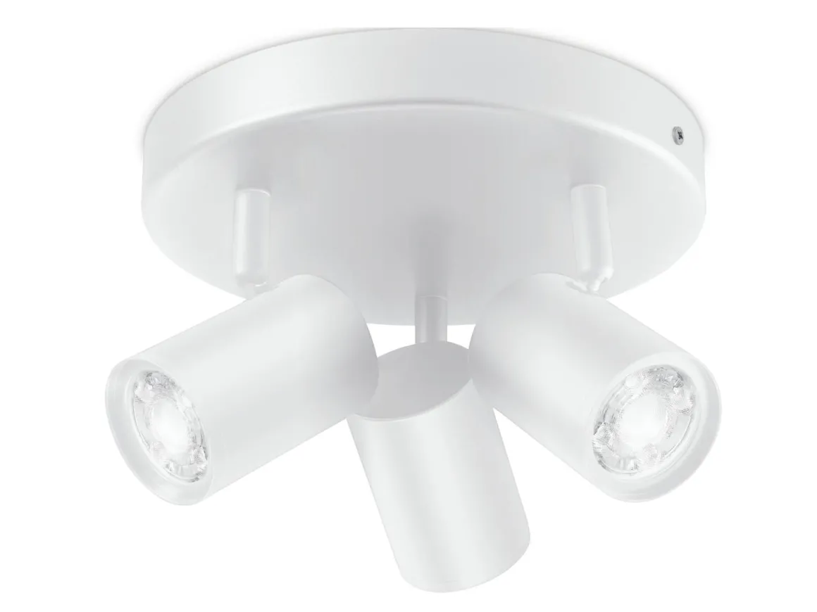 WiZ Smart Imageo rund 3 lys spot 3x5W 2700-6500K RGB Fullfarge Wîfi - Hvit