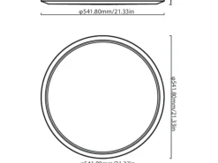 WiZ Smart Superslim taklampe 32W 2700-6500K RGB fullfarge 55 cm Wîfi - Hvit