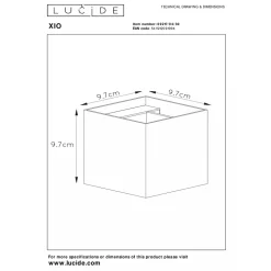 Xio square vegglampe opp/ned