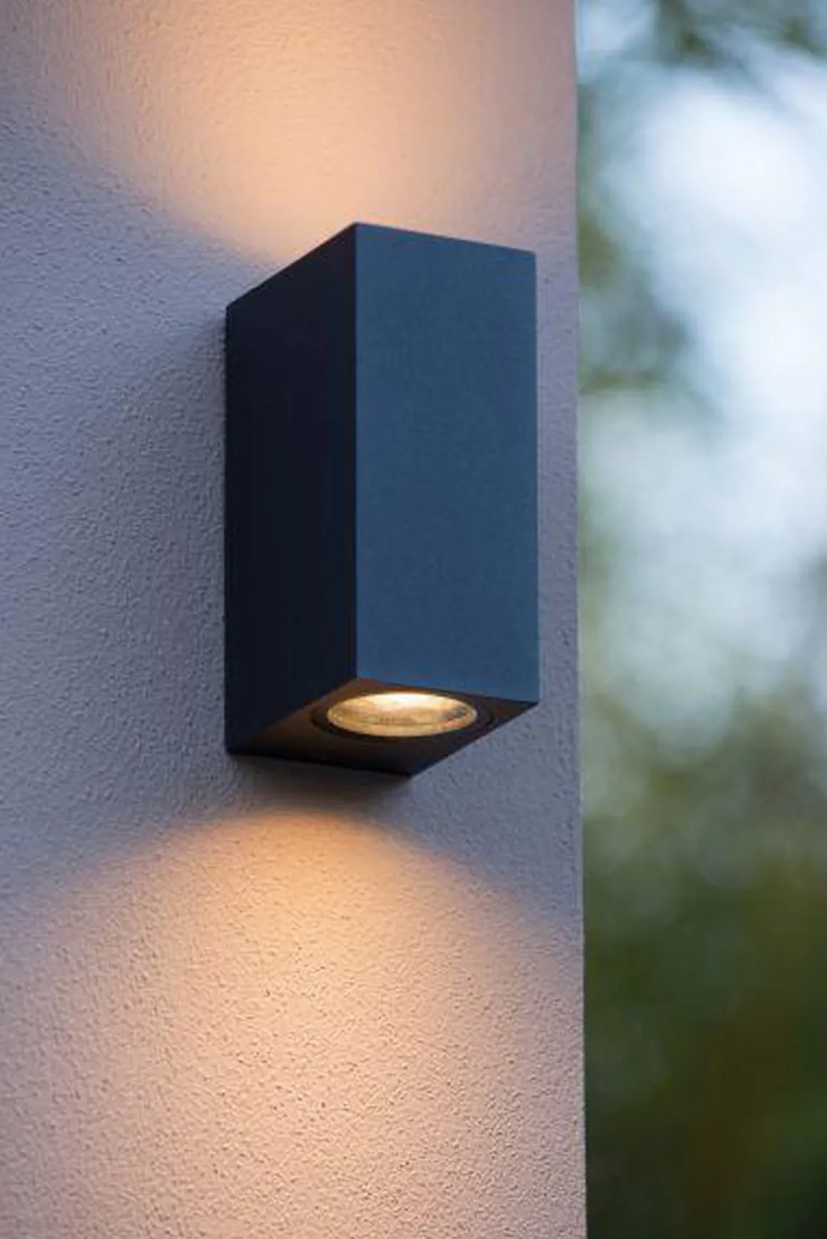 Zora square vegglampe opp/ned utendørs IP44